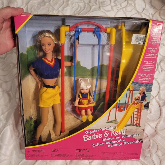 Barbie Other - Giggles 'n Swing Barbie & Kelly Playset 1998